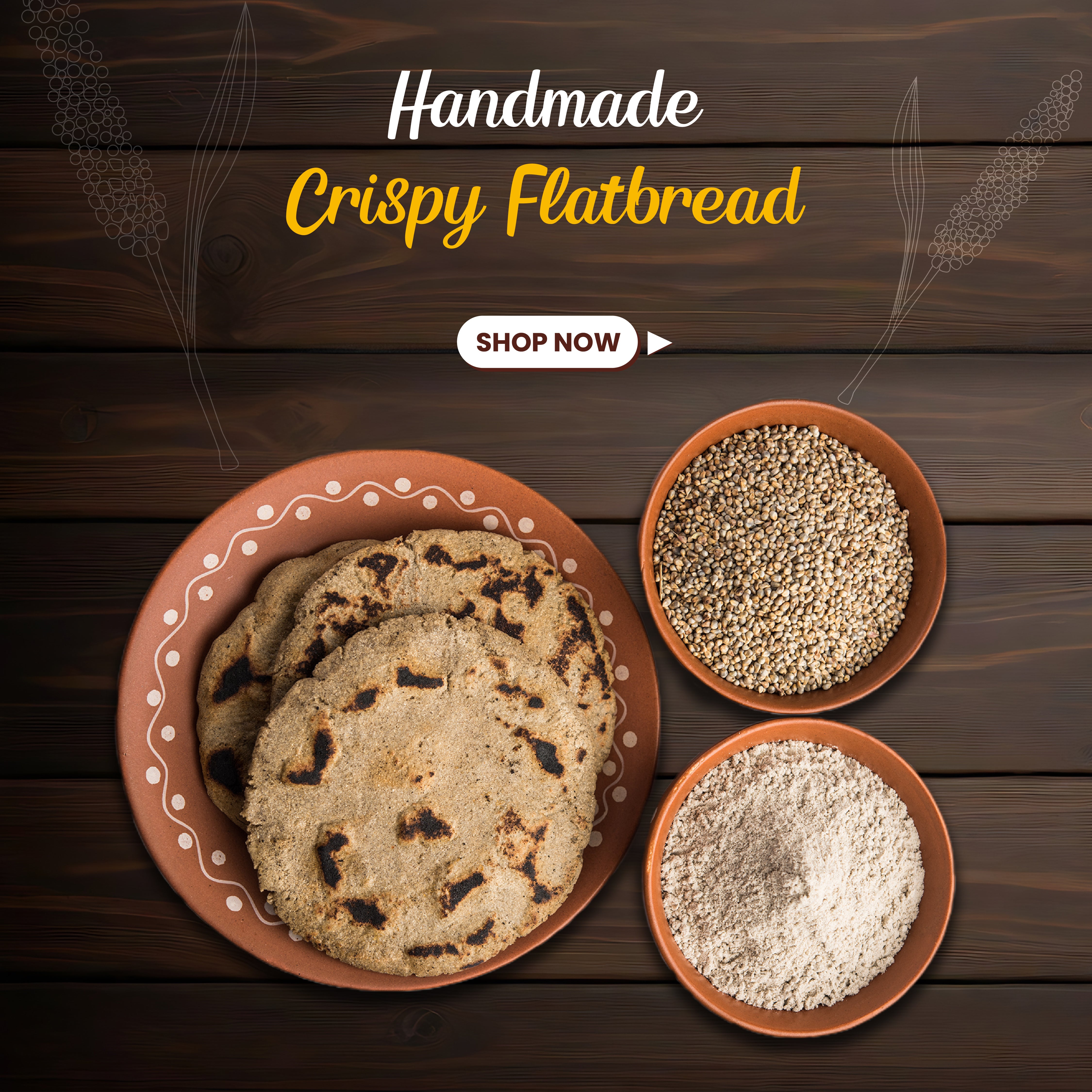 Crispy Flatbread - Bhakris